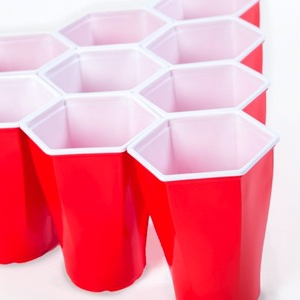 为Beer Pong定制六角纸杯