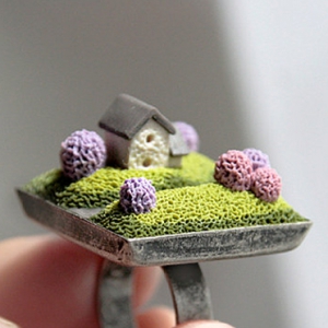 四季小屋可爱指环