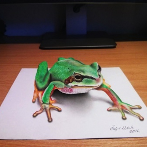 跃然纸上的3D绘画