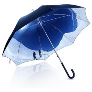 内侧图案自由定制的雨伞