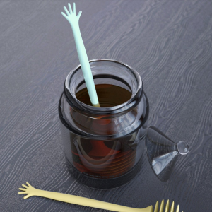 “救命”蜂蜜搅拌棒