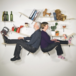 创意摄影之家具与人