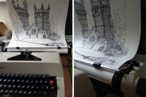 打字机作画
