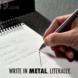 节省墨水的金属笔