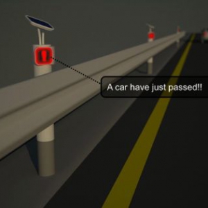 高速公路安全提示路标