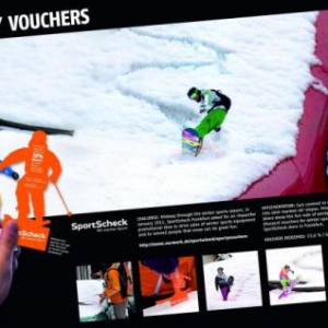 “来滑雪吧”创意促销广告