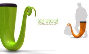 带尾巴的凳子