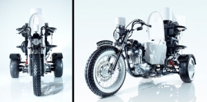 有趣的“马桶驱动”摩托车