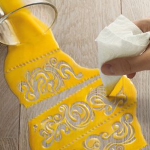 创意“吸水笔”纸巾广告