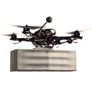 飞行机器人搭建高塔