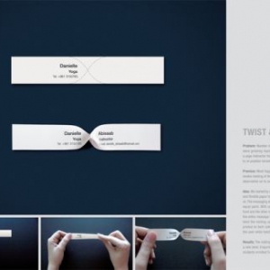 瑜伽教练的创意名片