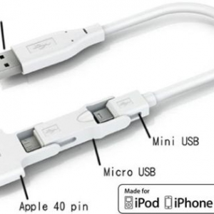 三合一组合数据线