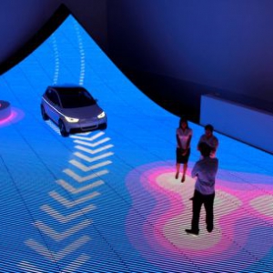 巨型LED屏交通路面