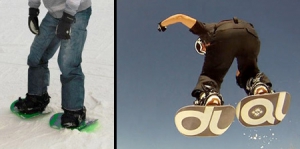 “一双”滑雪板