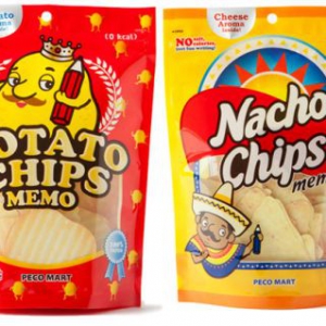 “美味的”薯片便笺纸