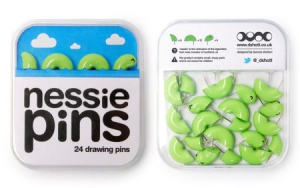 可爱的尼斯湖小水怪图钉