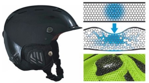 高抗击性“豆袋“头盔