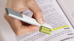 “消失”的荧光笔迹