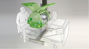 移动可调式育婴箱