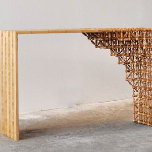 精细无比的“渐变”木桌