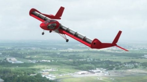 首架使用横向风扇的新式飞机