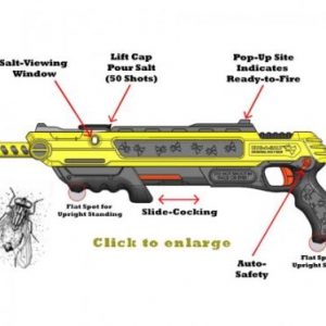搞怪的喷盐灭蝇枪