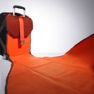 带随身坐垫的行李箱