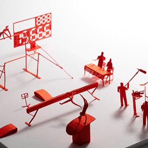 创意奥林匹克折纸作品