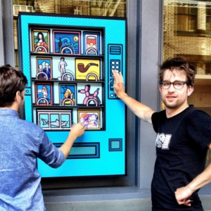 贩卖艺术品的自动售货机