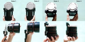 镜头快速转接与存放装置