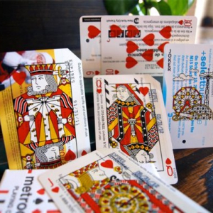 废弃地铁票扑克