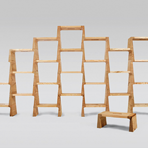 单元书架图书馆