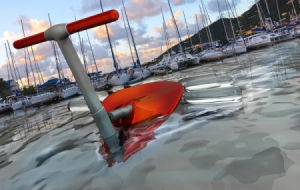 趣味水上“赛格威”