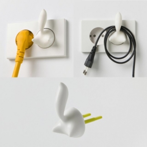 可爱的小尾巴插座防尘塞