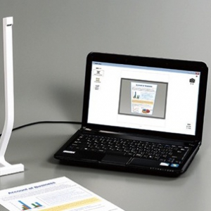 苗条的直立扫描仪