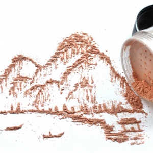 浓妆艳抹的胭脂画