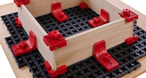 模块化物件固定格底