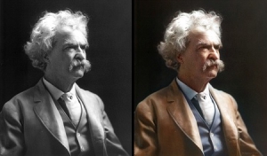 上色后的老相片