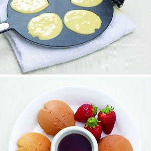 可爱的樱花馅饼平底锅