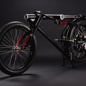 手工打造的极致复古机车