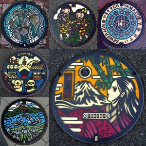 日本街头的那些美丽井盖