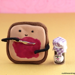 可爱呆萌的甜品卡通