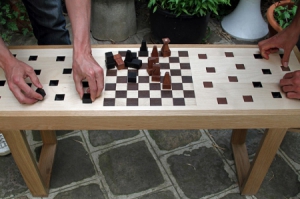 趣味国际象棋长凳