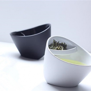 倾斜过滤茶杯