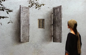 画在墙上的艺术作品