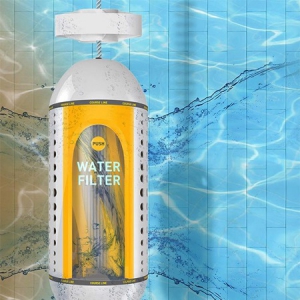 泳池隔离带上的卫生过滤器