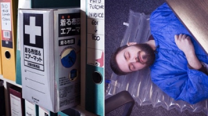 应急充气睡垫