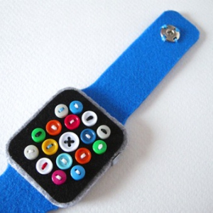 手工缝制的Apple Watch