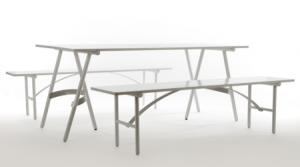 简约弓板支撑桌