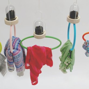 省水省力的自清洁衣架